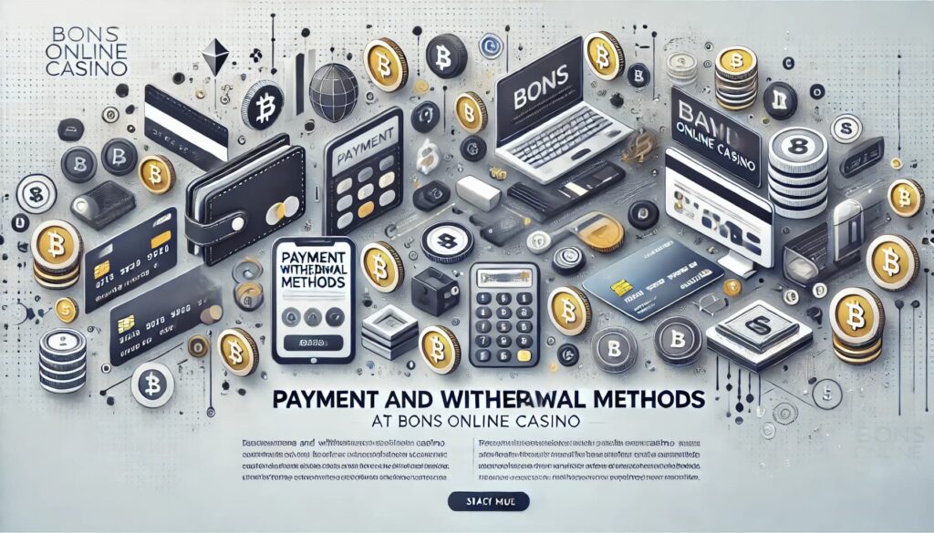 Payment and Withdrawal Methods at Bons Online Casino