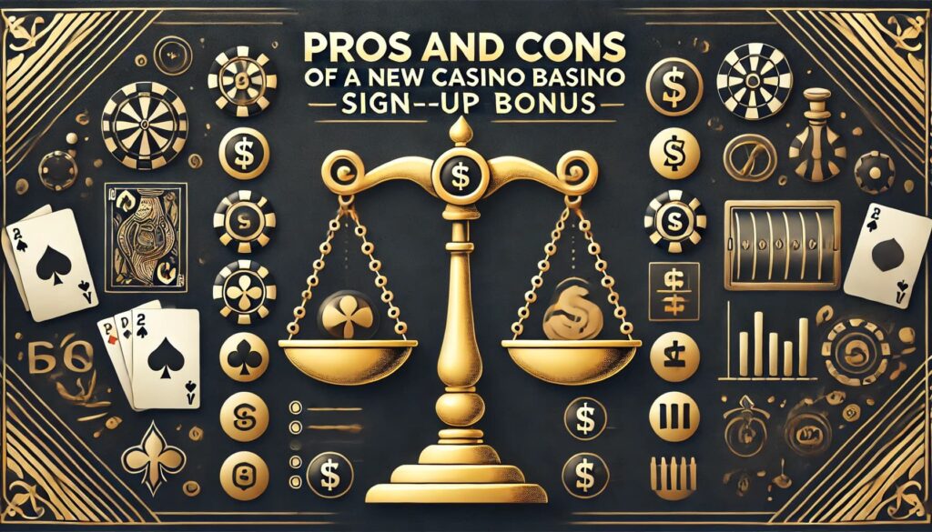 Pros and Cons of a New Casino Sign-Up Bonus